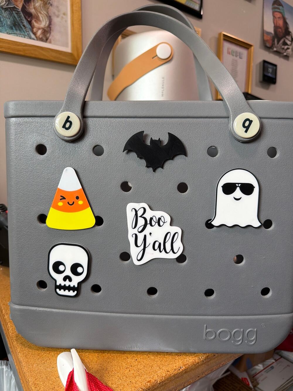 Lot of 5 Slightly Imperfect Halloween Bogg Bag Charms